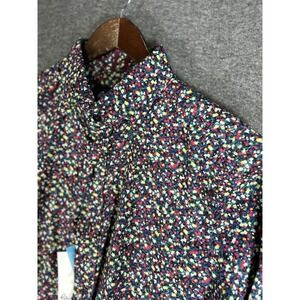 New Robert Graham Multicolor Paisley Shirt w/Different‎ Paisley Canemah